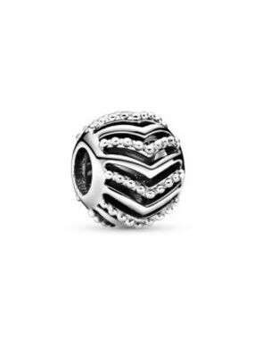 Pandora Sterling Silver Stylish Wish Wishbone Charm Retired